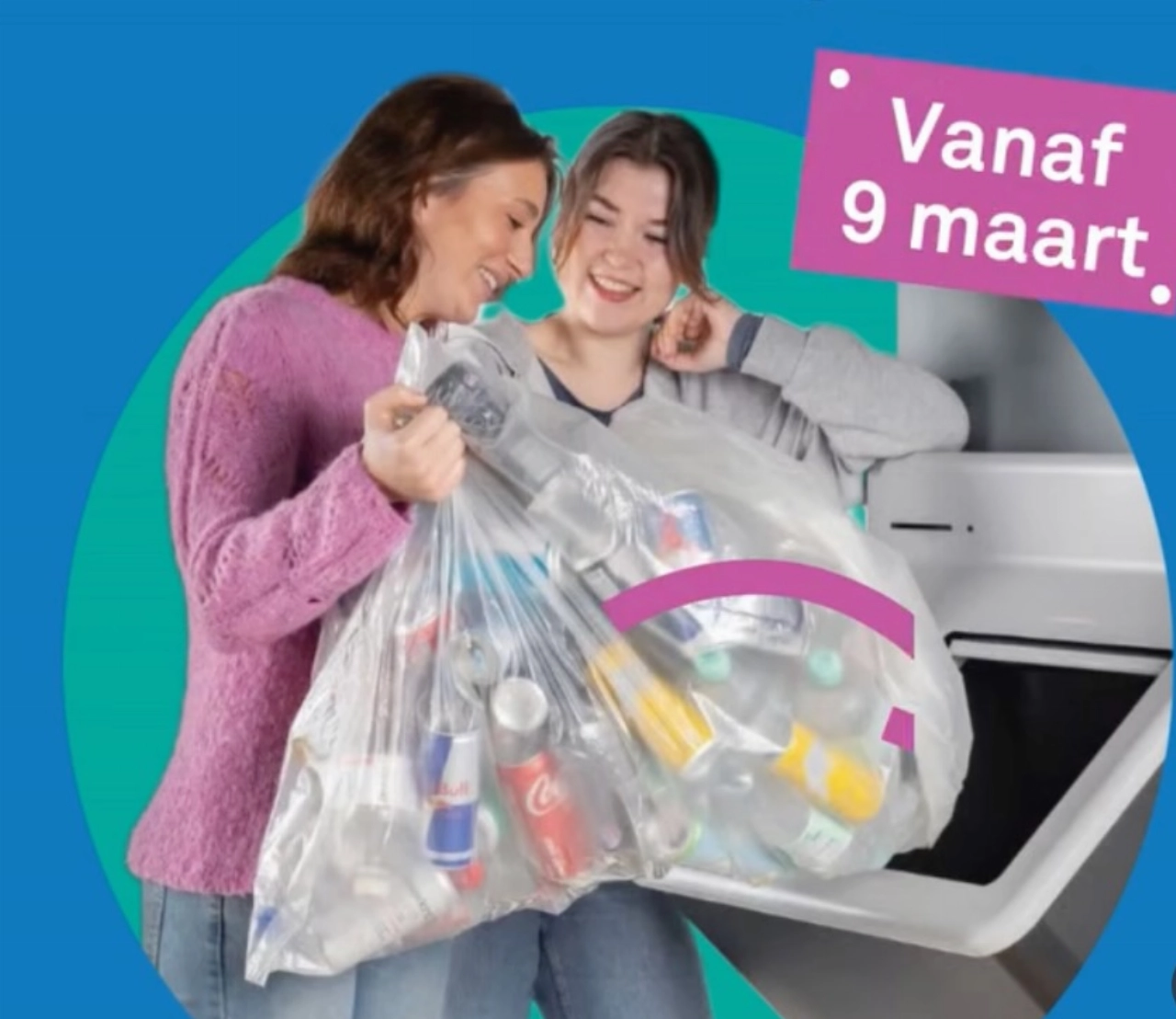 De statiegeldbulkmachine - bij De Cirkel
