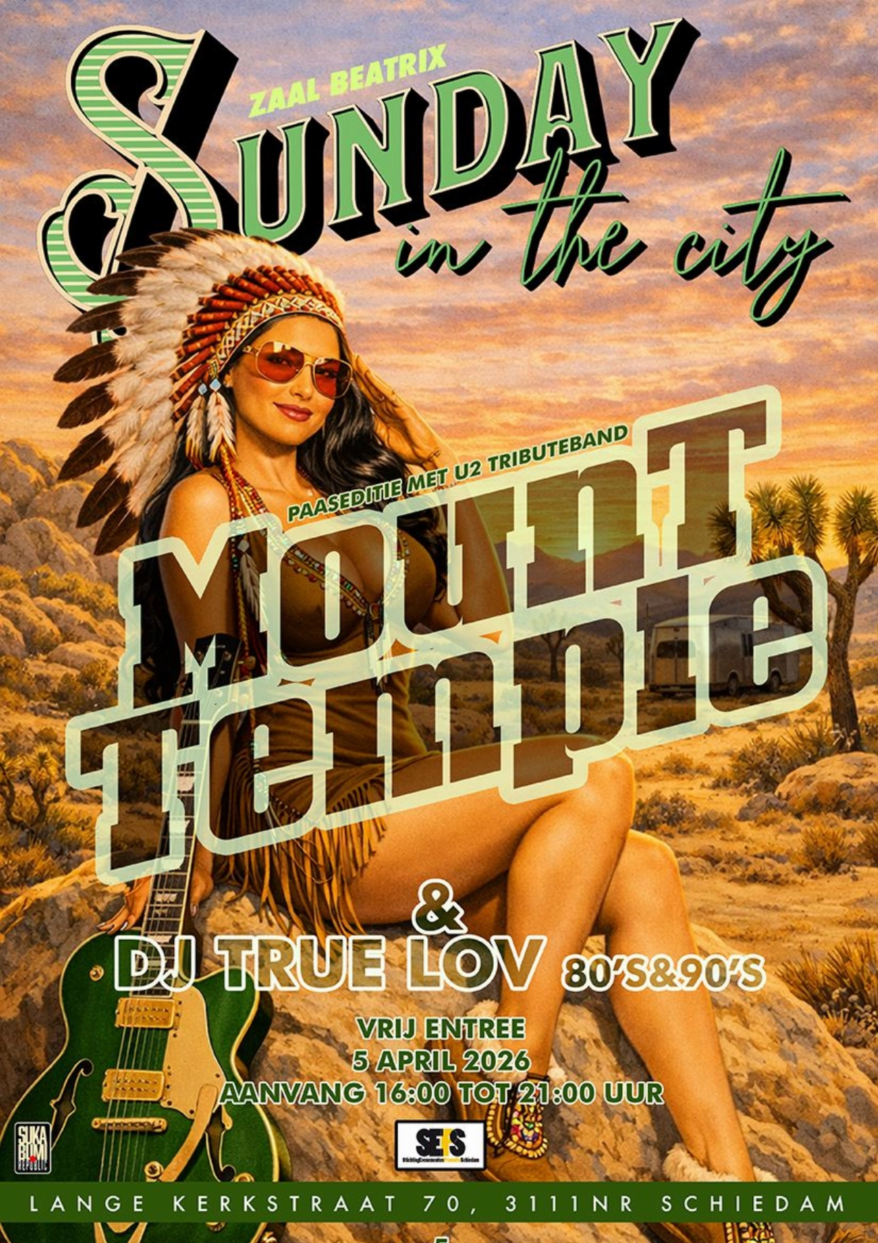 Sunday in the City met Mount Temple