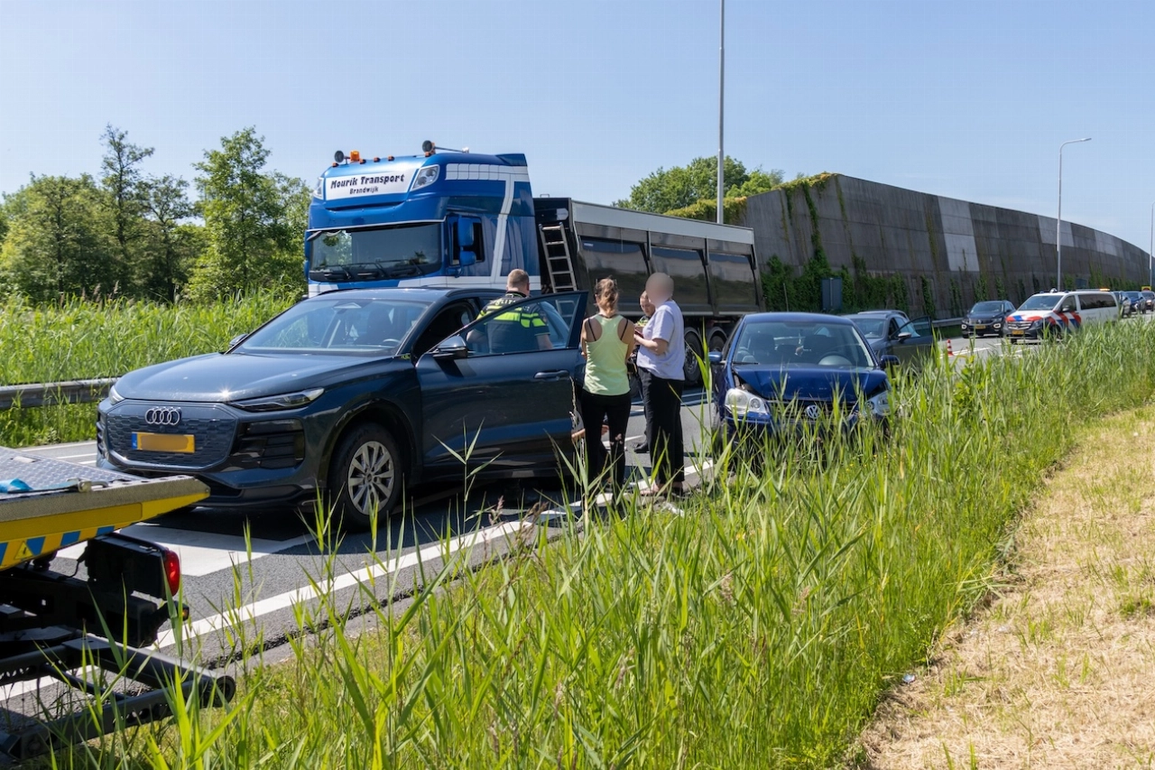 Ongeval op afrit A20