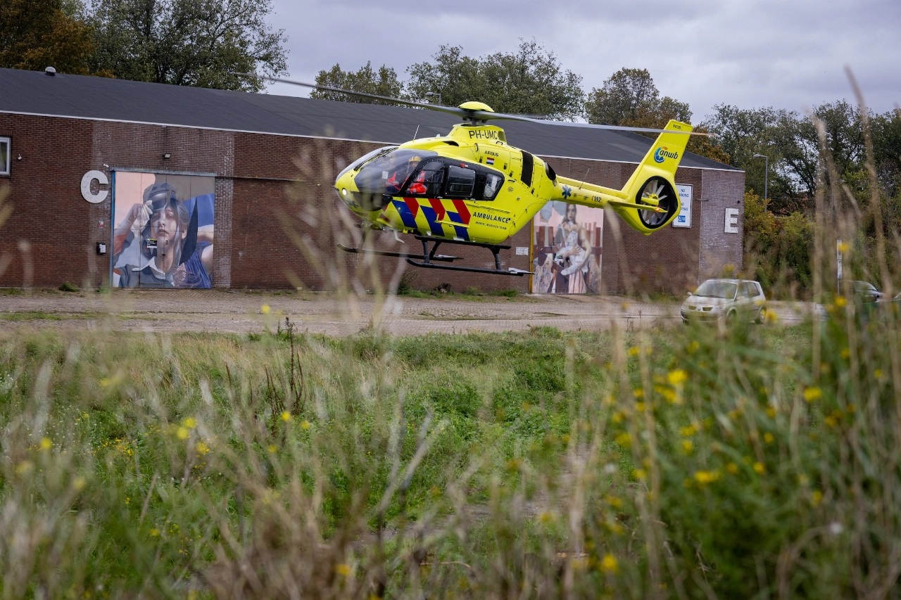 Traumaheli naar medische noodsituatie in oost