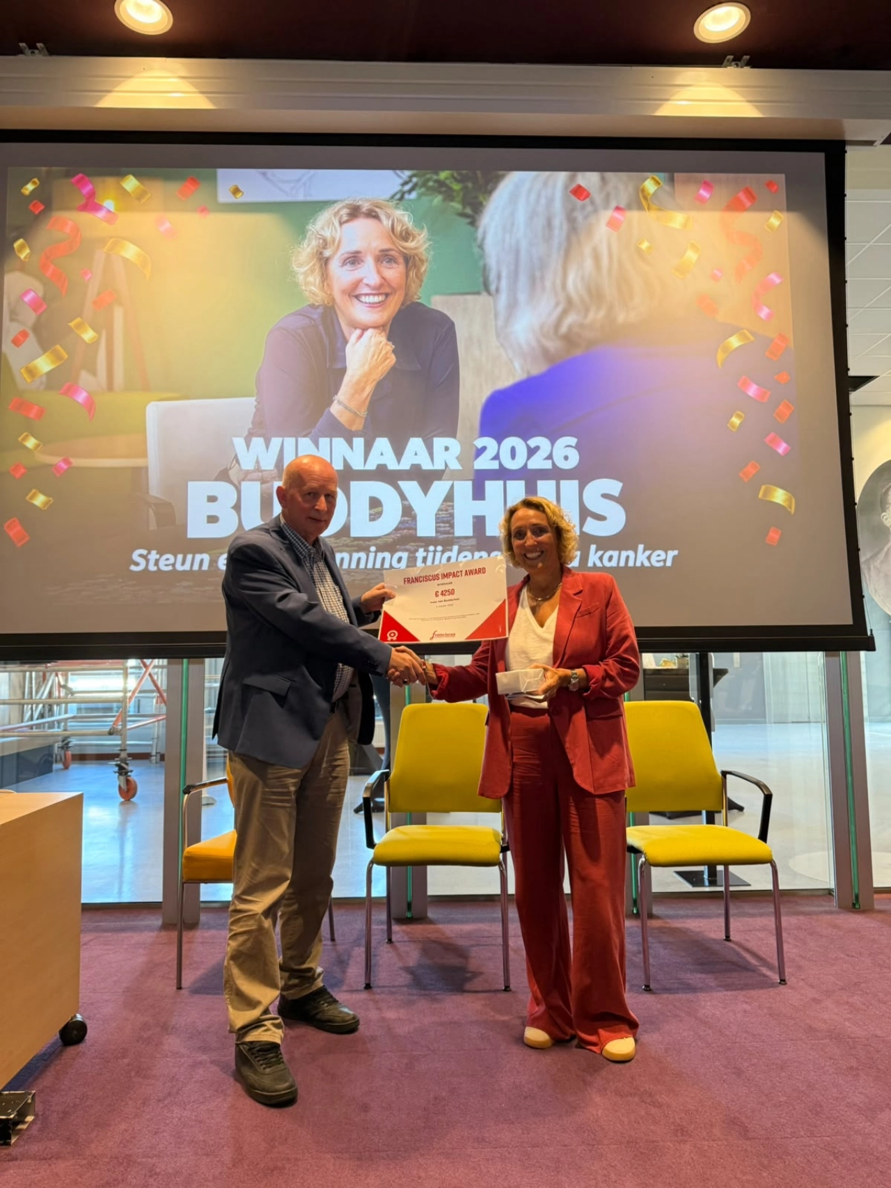 Buddyhuis wint Franciscus Impact Award 2026