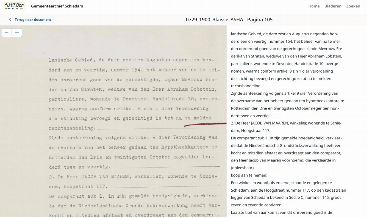 Schiedamse notariële akten uit WO II gedigitaliseerd