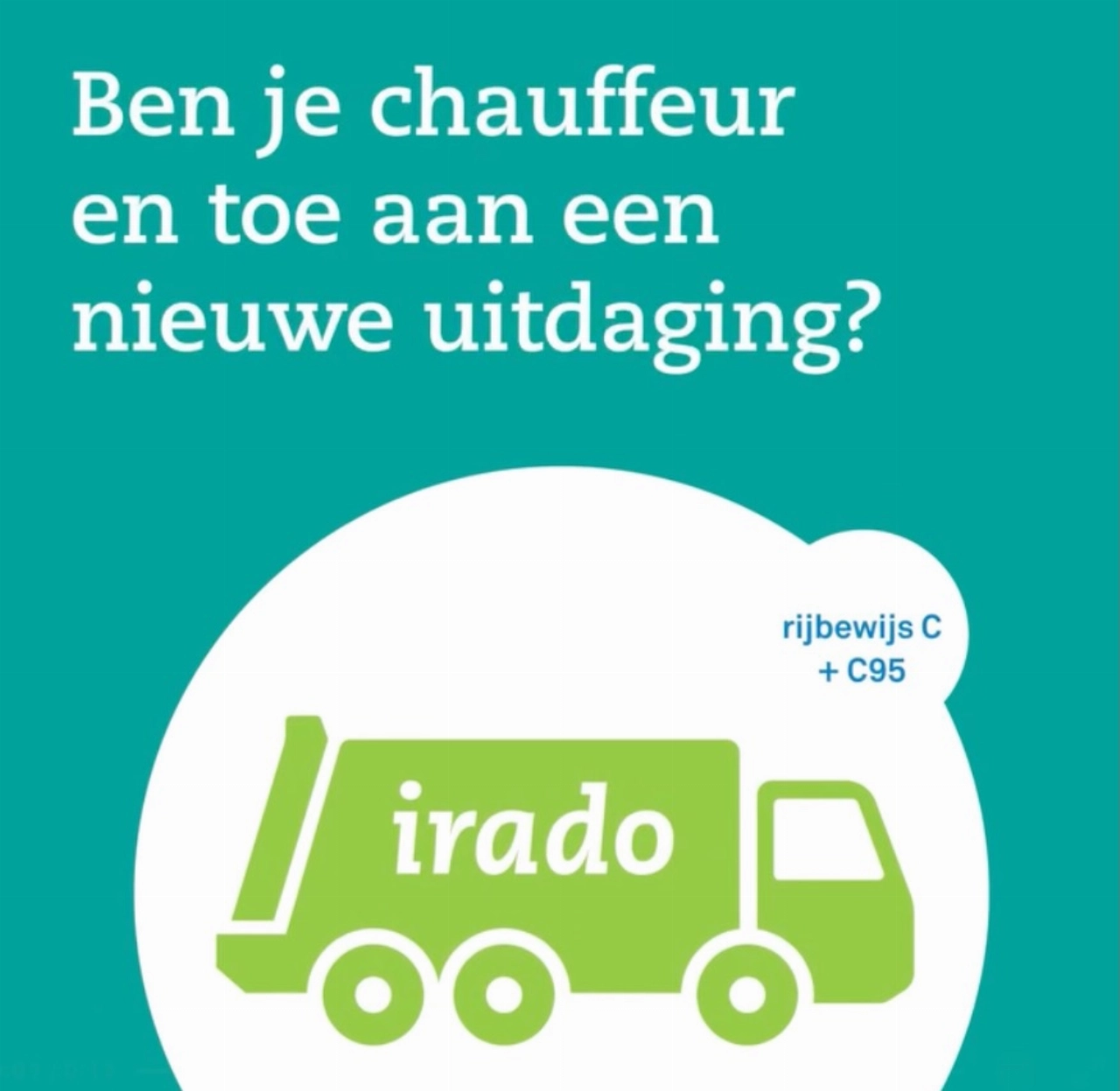 Als chauffeur toe aan een nieuwe uitdaging?