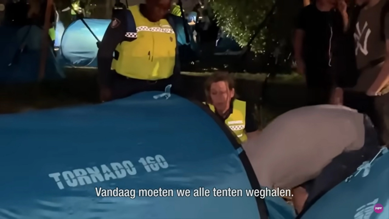 OM legt beslag op verwijderde tentjes Ter Apel: 'In strijd met de APV'