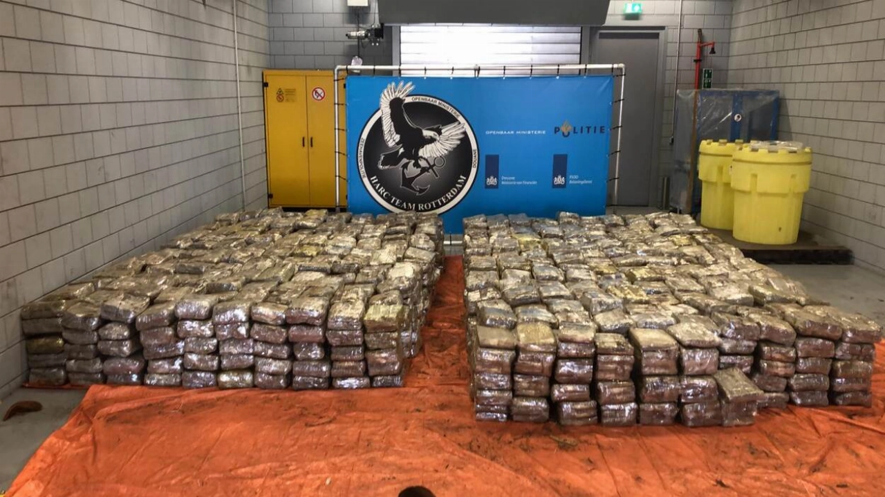 Enorme cannabis vangst in Rotterdamse haven: 3000 kilo