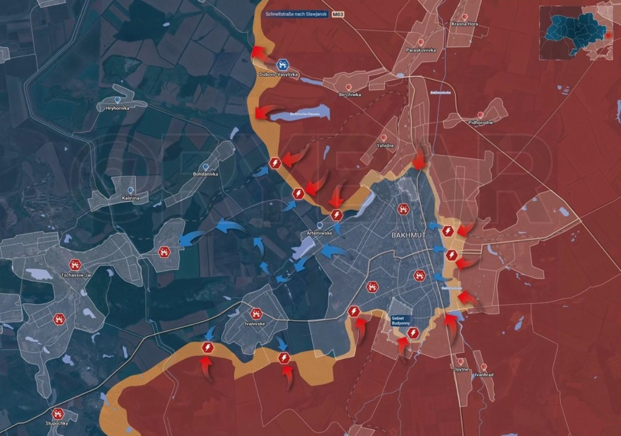 Oekraïne wil Bachmoet niet opgeven