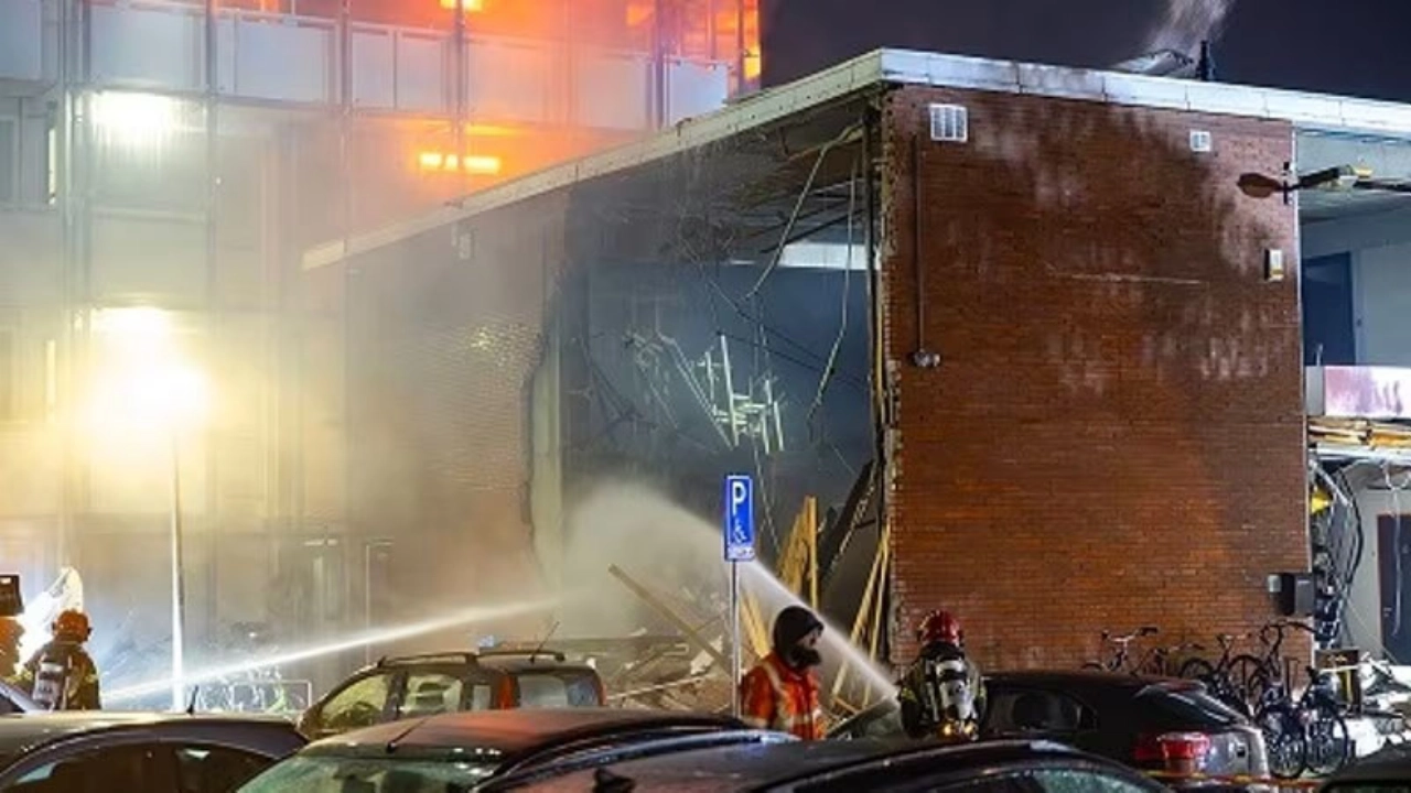 Meerdere arrestaties na zware explosie onder sportschool in Amsterdam