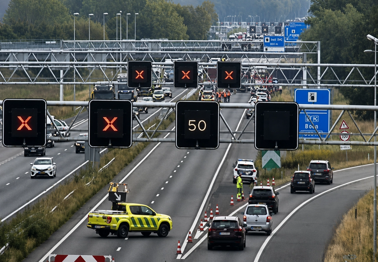 Zeer ernstig ongeval op A12, twee traumahelikopters opgeroepen