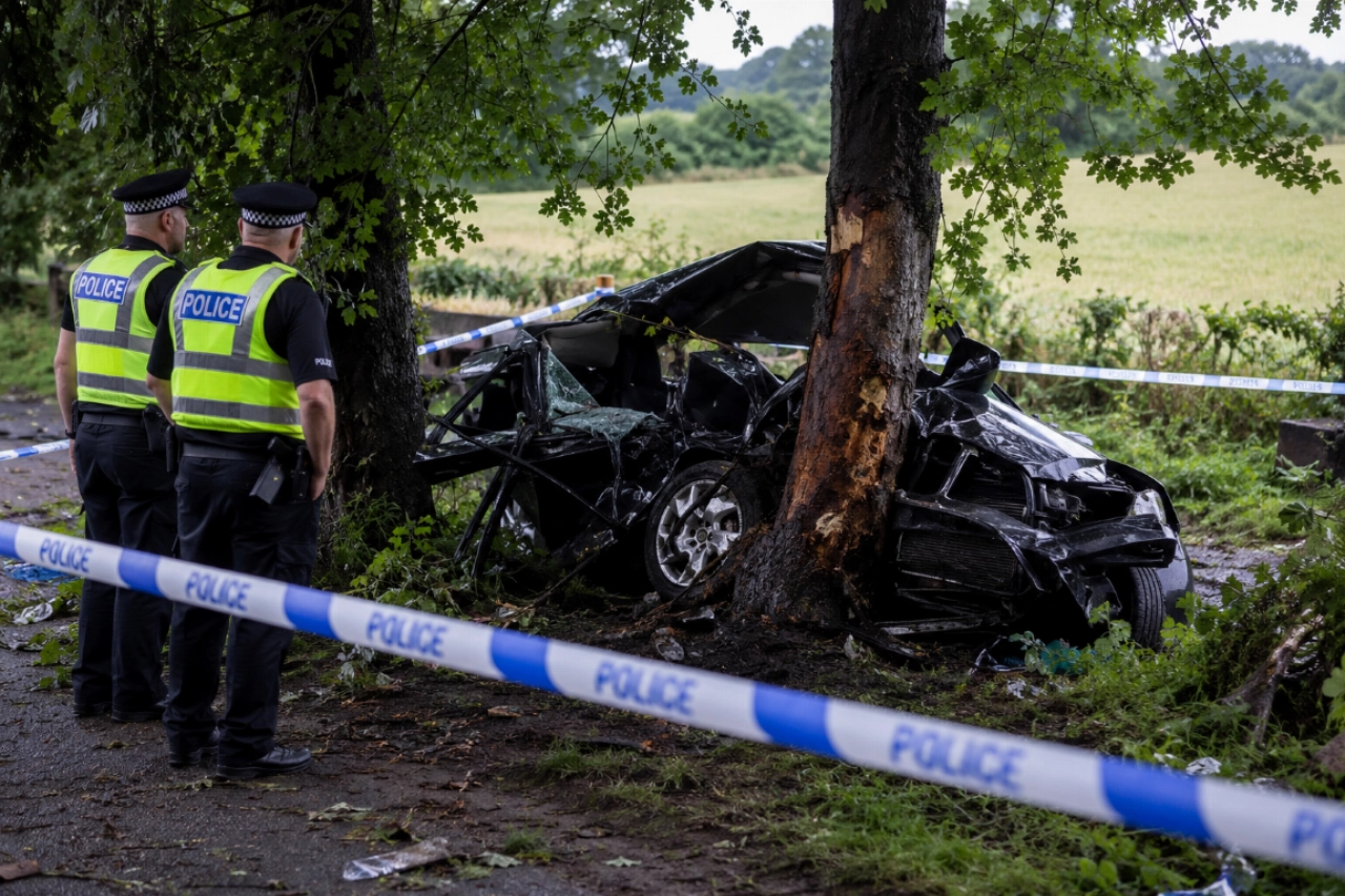Vier doden nadat auto op boom klapt