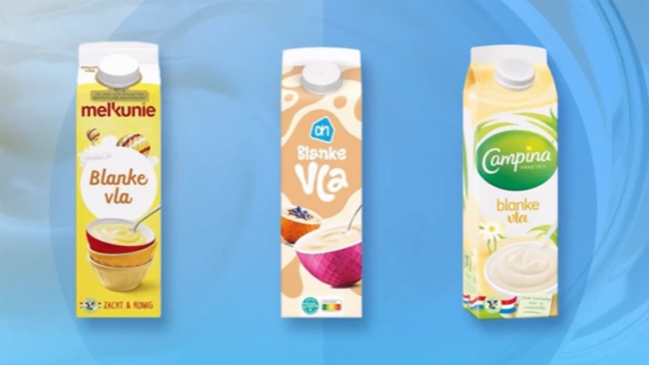 Blanke vla verdwijnt uit steeds meer supermarkten