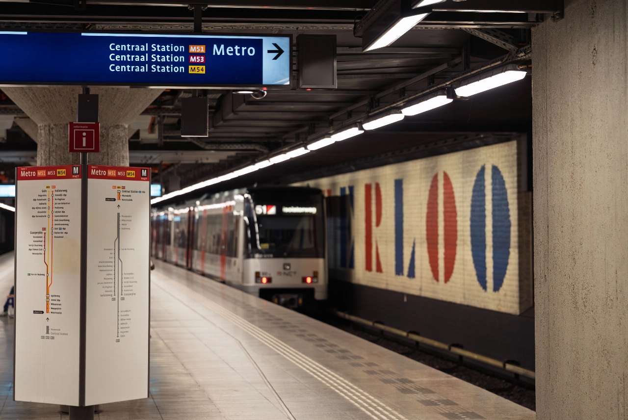Geen metroverkeer in Amsterdam door grote storing