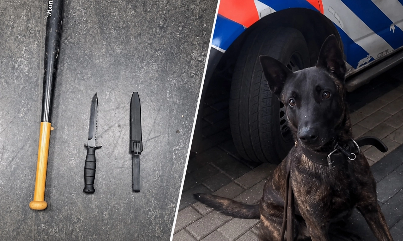 Poolse bestuurder veroorzaakt aanrijding en bedreigt andere automobilist daarna met honkbalknuppel