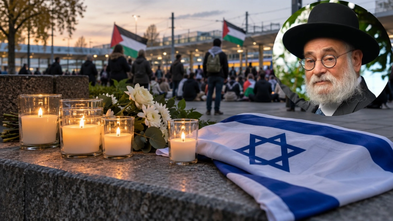 Opperrabbijn Jacobs hekelt pro-Palestijnse acties op herdenkingsdag Hamas-aanval