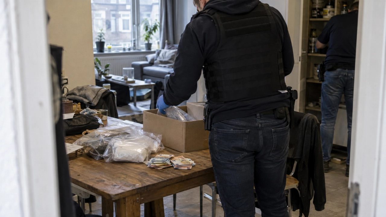 Kilo’s drugs, wapens en veel contant geld gevonden in Groningse woning