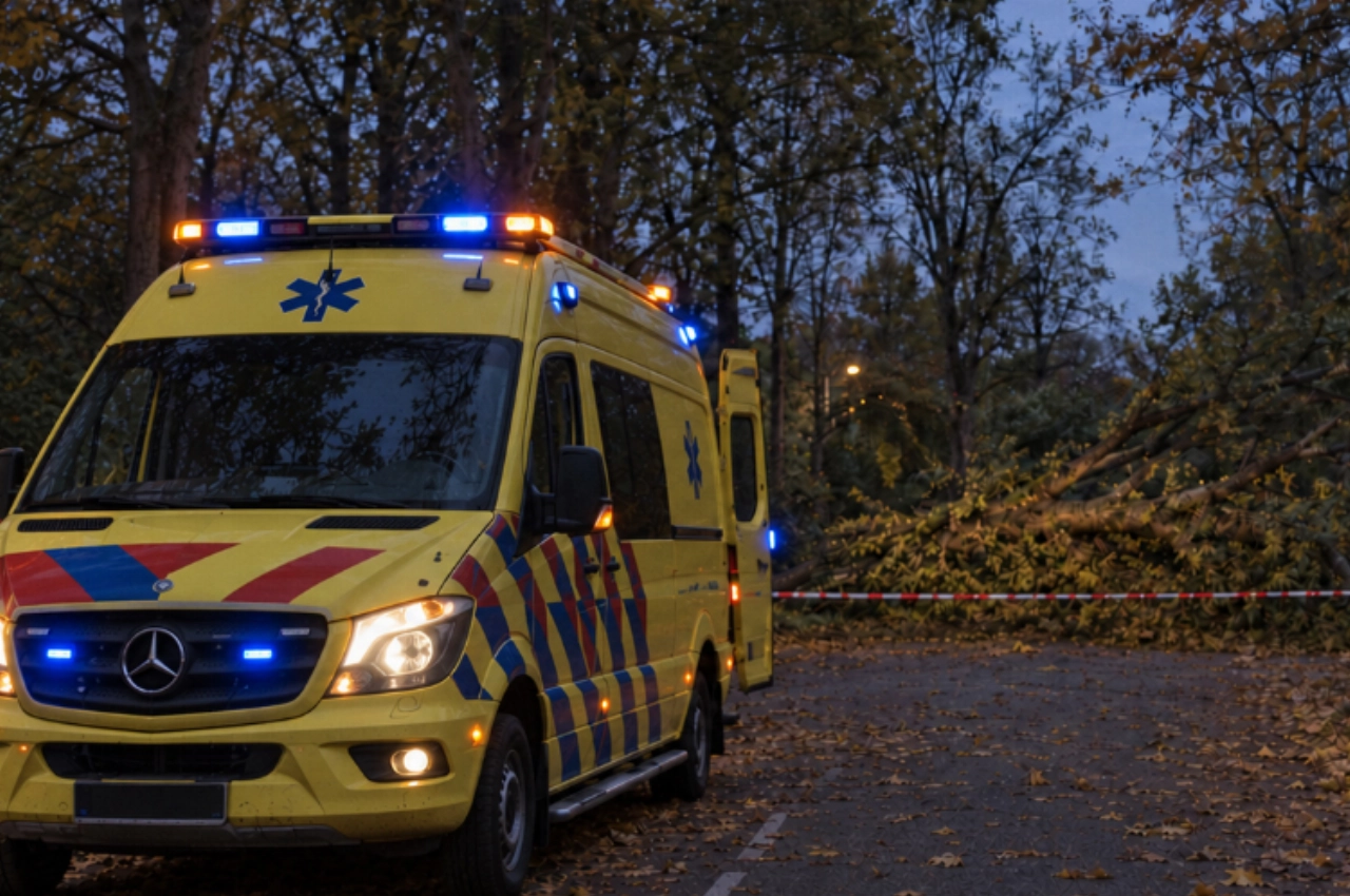Fietser omgekomen door vallende boom