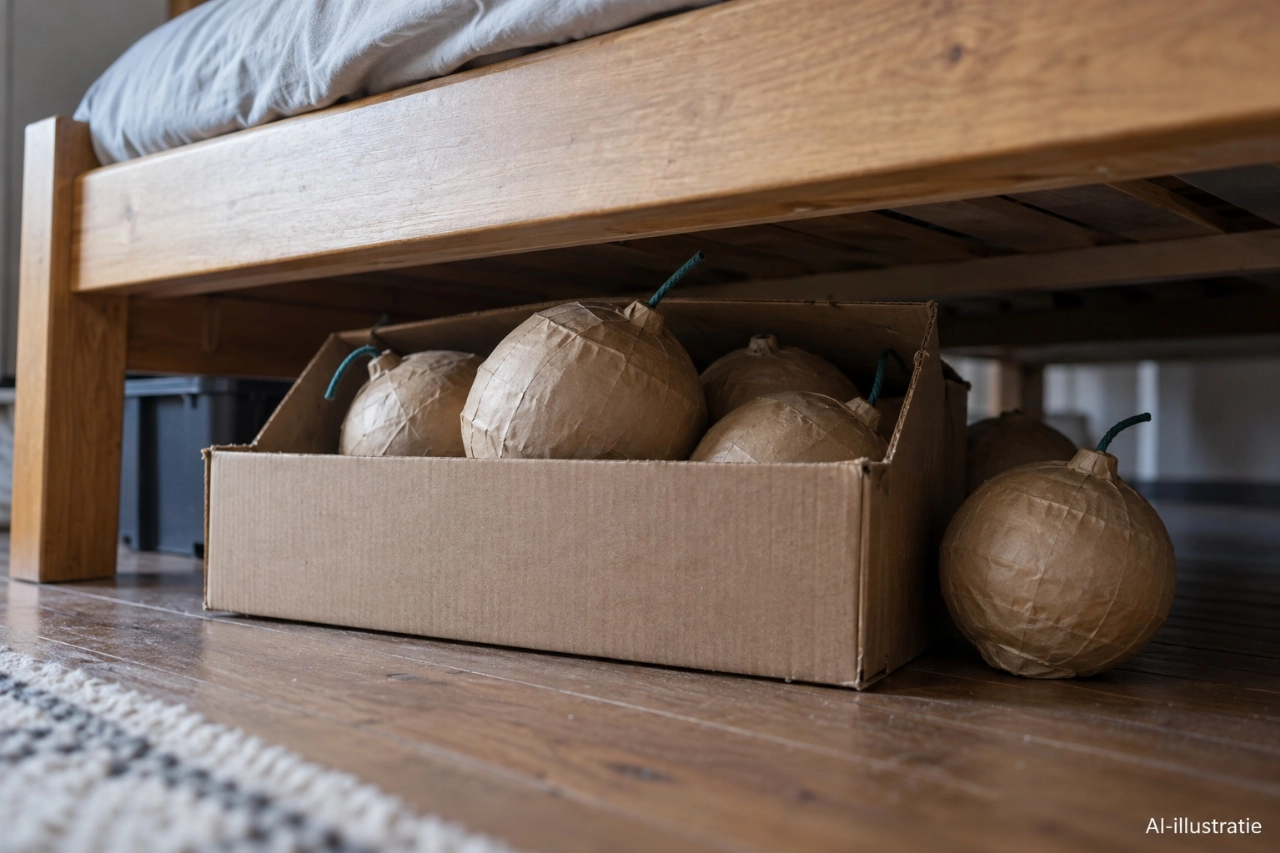 Man (19) bewaart zwaar illegaal vuurwerk onder zijn bed