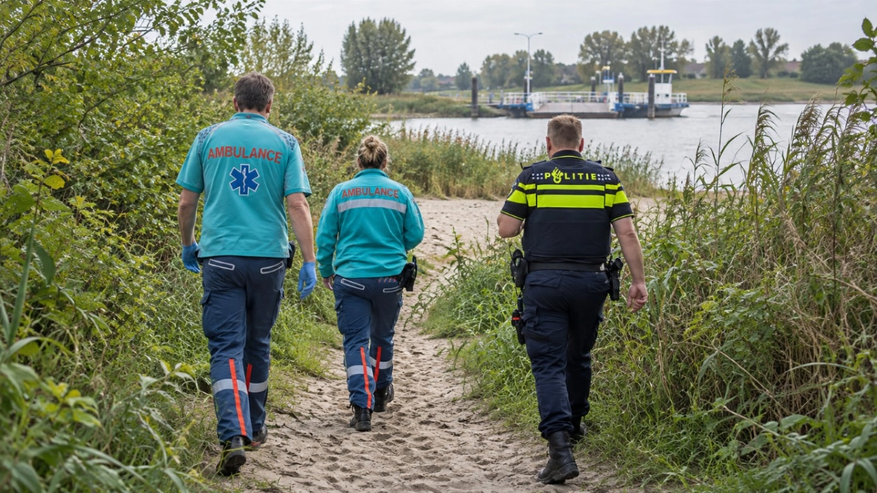 Vermiste vrouw levend gevonden bij pont Streefkerk, auto uit Lek gehaald