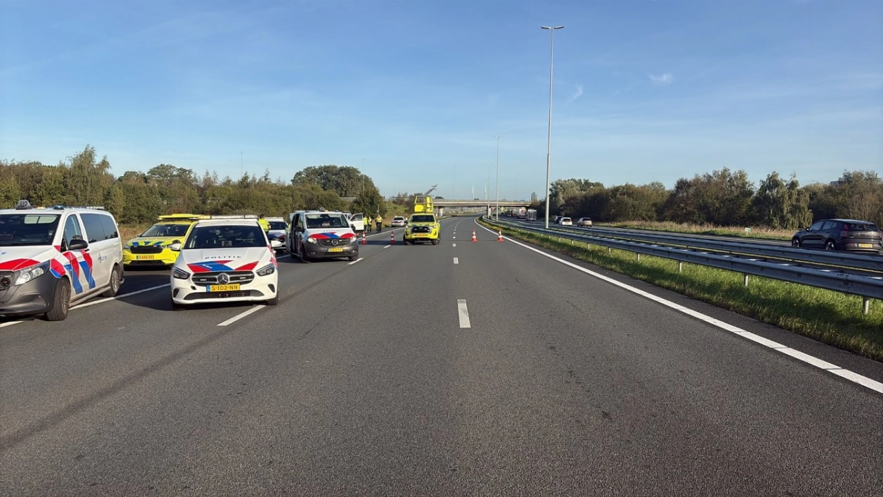 Dode bij viaduct in Breda, A16 urenlang afgesloten