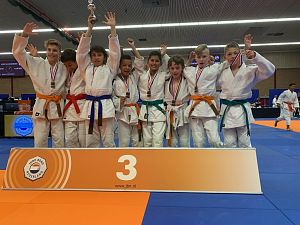 Judoteam -12 Mahorokan derde van Nederland