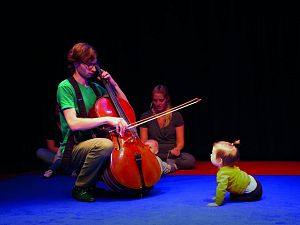 Speelconcerten voor baby’s en dreumesen door Krulmuziek  