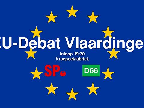 Lijsttrekkers SP en D66 in debat over Europa
