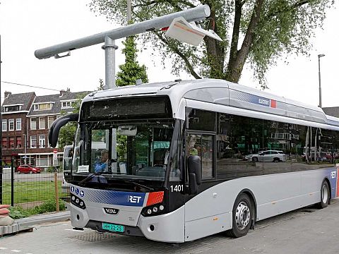 RET komt met elektrische bussen in Vlaardingen