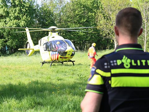 Veel bekijks voor traumahelikopter in westwijk