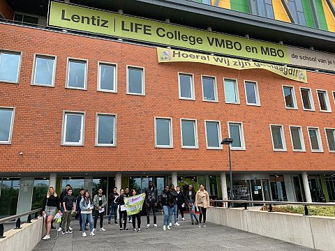 Groot feest op Lentiz LIFE College: 100 % geslaagd!