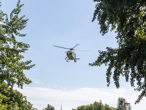 Inzet traumahelikopter voor hulp aan baby