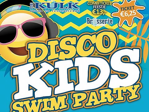 Disco Kids Swim party in Zwembad De Kulk