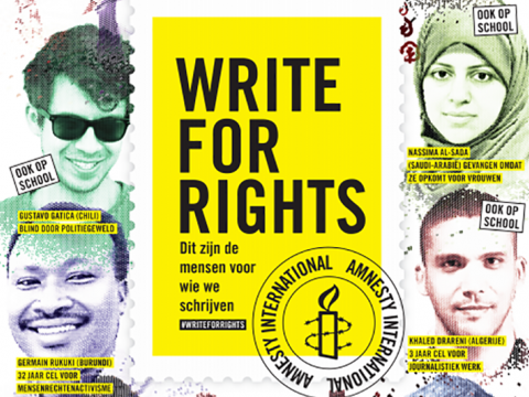 Amnesty Schrijfmarathon: Write for Rights