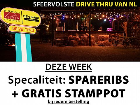 Deze week GRATIS STAMPPOT* in de sfeervolste Drive Thru van Vlaardingen!