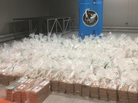 Douane onderschept ruim 4000 kilo cocaïne