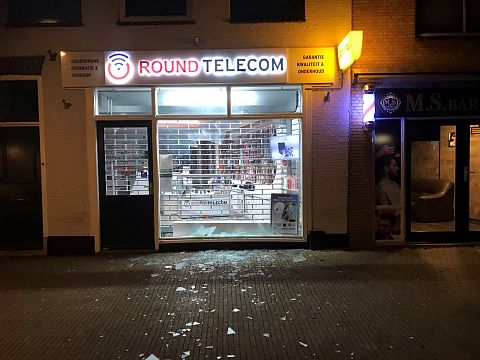 Winkelruit Round Telecom gesneuveld