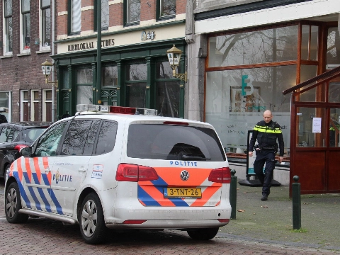 Politie in actie na overvalmelding Westhavenkade