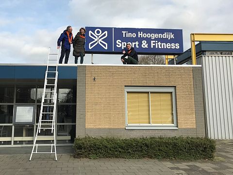 Tino Hoogendijk in actie tegen Coronamaatregelen