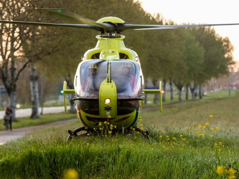 Korte inzet traumahelikopter in Vlaardingen