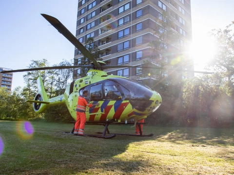Traumahelikopter al vroeg in Vlaardingen