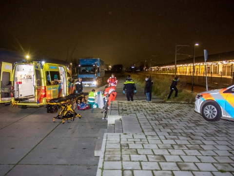 MMT rukt uit voor gevallen fietser