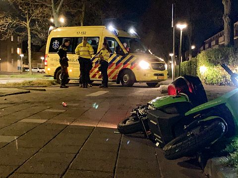 Twee gewonden bij ongeval met deelscooter