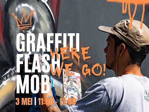 Graffiti Flash Mob in Vlaardingen