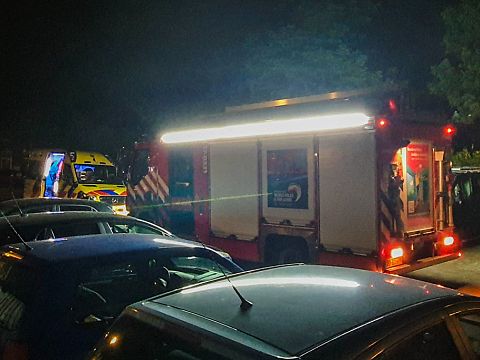 Man met brandwonden naar ziekenhuis na brand in schuur
