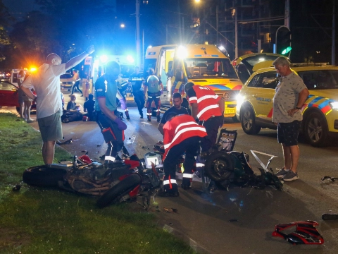 Drie gewonden bij ernstig ongeval Holysingel