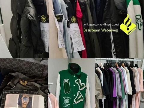 Illegale kledingwinkel in Vlaardingen opgedoekt