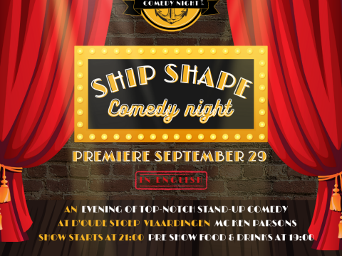 Nieuw in D'Oude Stoep: Ship Shape Comedy Night!