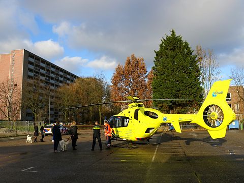 Traumahelikopter naar Vlaardingen voor medisch noodgeval