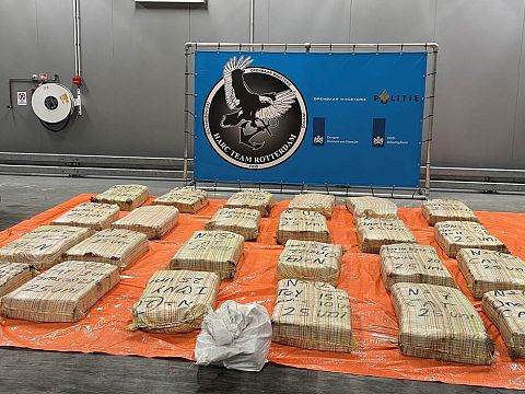 607 kilo cocaïne onderschept in Rotterdamse haven