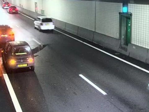 File na aanrijding in de Beneluxtunnel