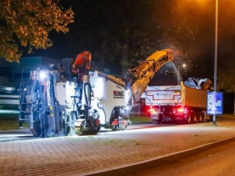 Asfaltreparaties op de planning