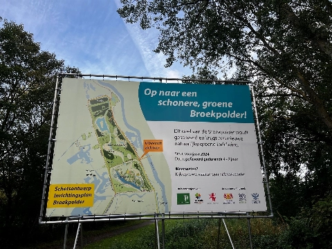 Bijeenkomst over nieuw ontwerp te saneren deel Broekpolder